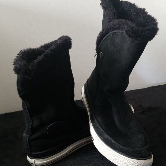 kids converse leather boots